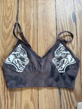 Darc Sport midnight mauve Tie-Dye sport bra